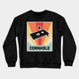 CORNHOLE | Vintage Style Poster Crewneck Sweatshirt